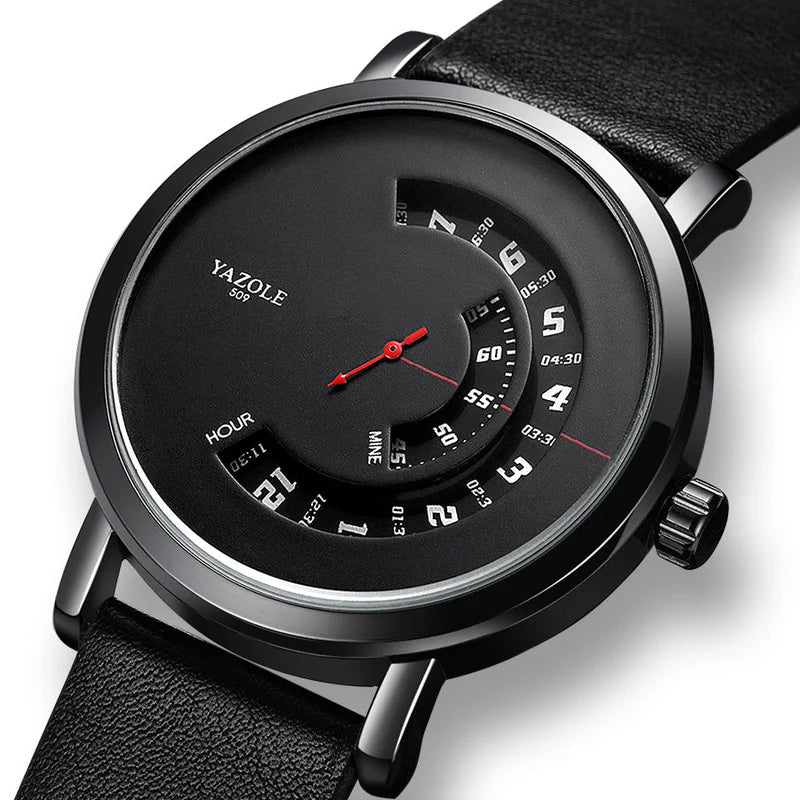 Unique waterfroof men watch
